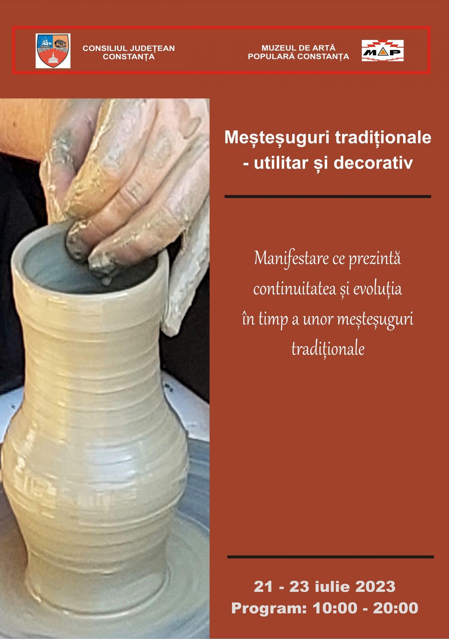 CONSTANŢA: Meşterii populari ajung la Muzeul de Artă Populară, în cadrul evenimentului „Meșteșuguri tradiționale – utilitar şi decorativ”