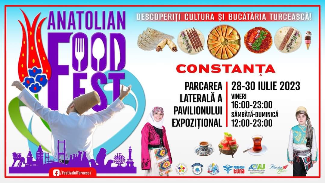 CONSTANȚA: Festivalul caritabil ”Anatolian Food”, în weekend, la Pavilionul Expozițional