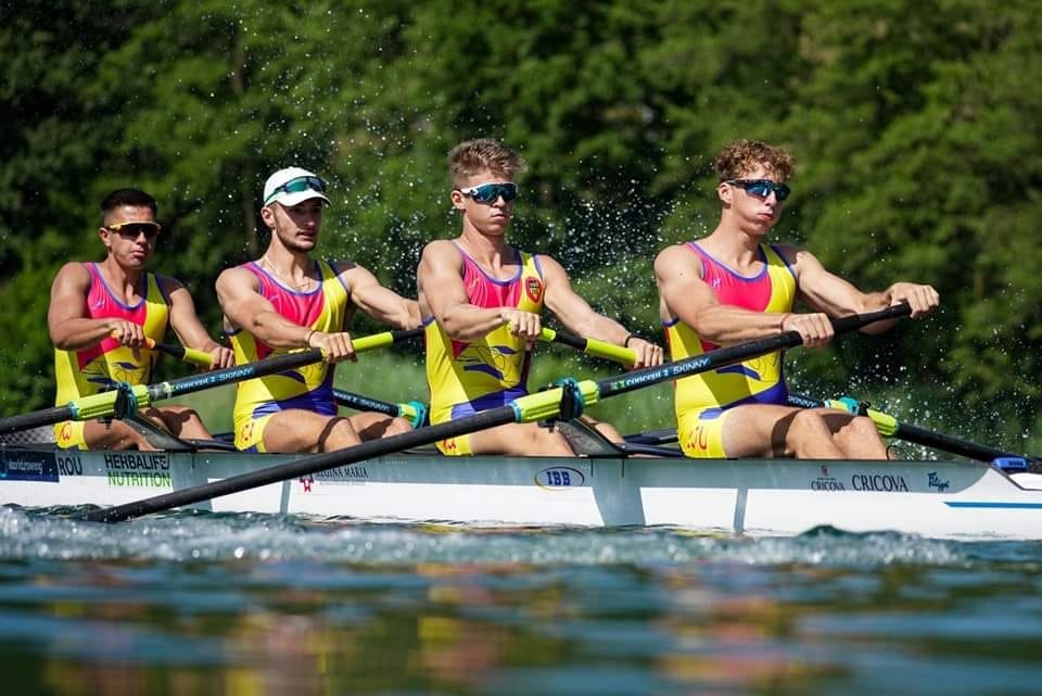 Doi canotori constănțeni participă cu echipajul M4 la Cupa Mondială III din Elveția