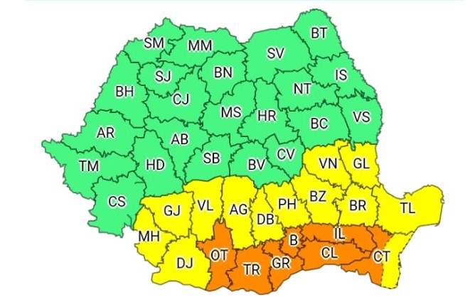 Caniculă și vreme instabilă, în Dobrogea și pe litoral