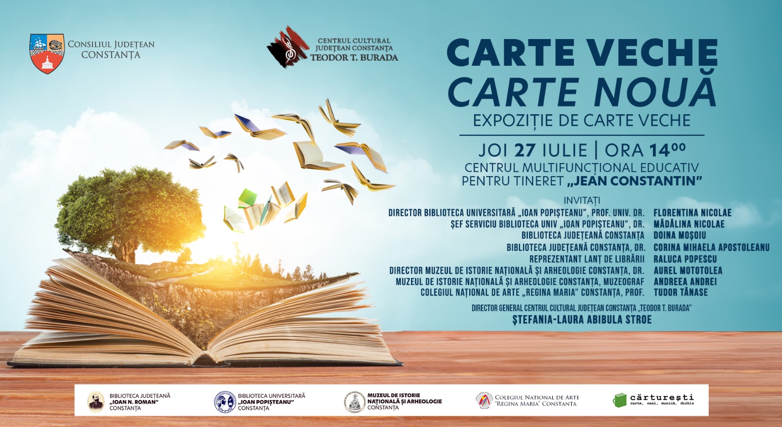 CONSTANȚA: Expoziție de carte – „Carte Veche | Carte Nouă”