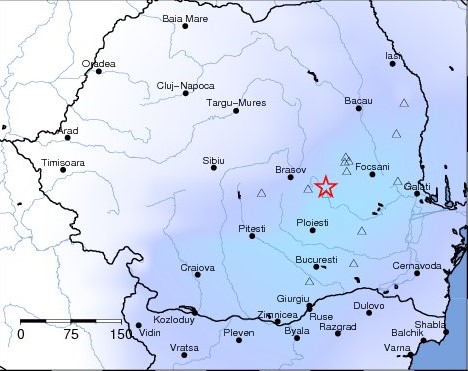 Cutremur, astăzi, în zona VRANCEA