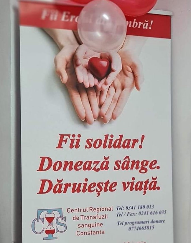 CONSTANȚA: 70 de persoane au donat sânge, la acțiunea mobilă de la Muzeul de Istorie