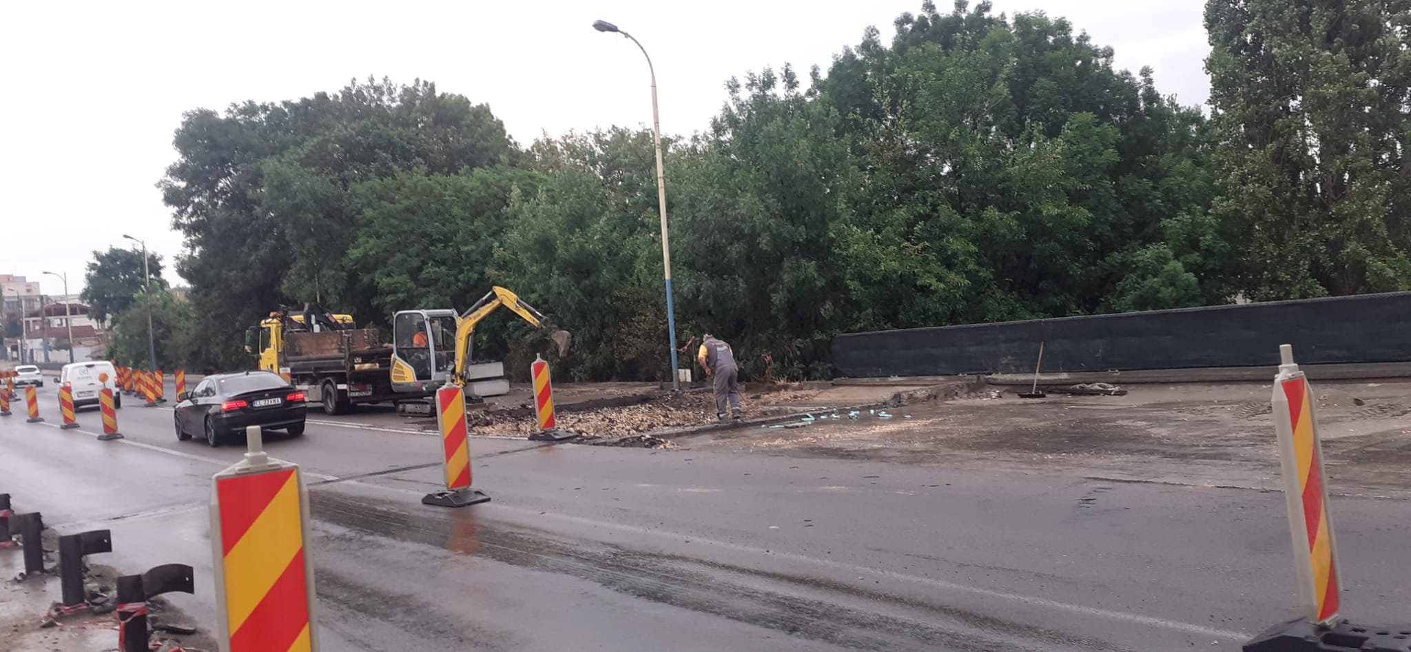 CONSTANȚA: Trafic îngreunat pe Șoseaua Mangaliei, dar și în alte zone din oraș