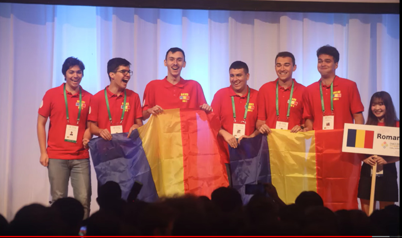 Rezultat istoric al României la Olimpiada Internațională de Matematică din Japonia: Cinci medalii de aur și una de argint