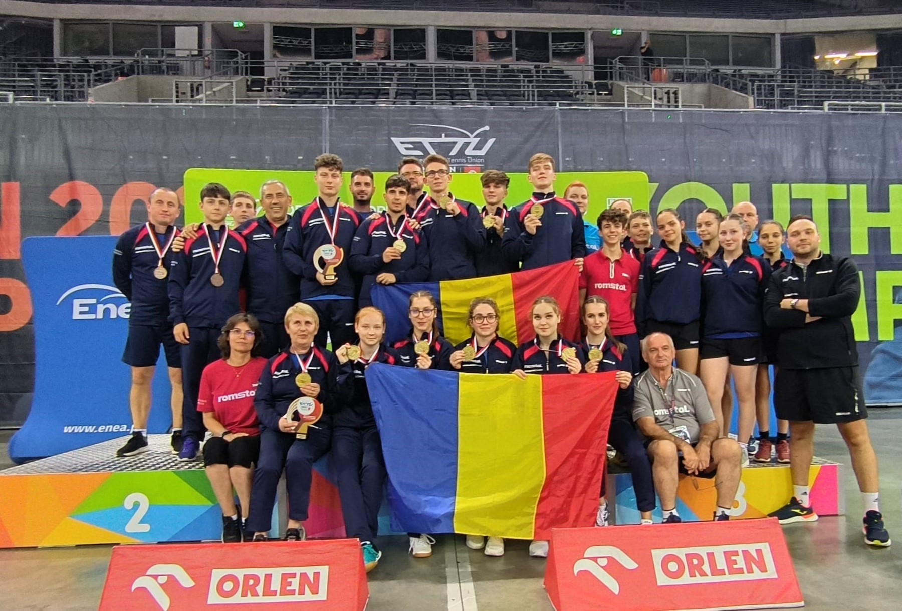 Echipele U19 ale României sunt campioane europene la tenis de masă