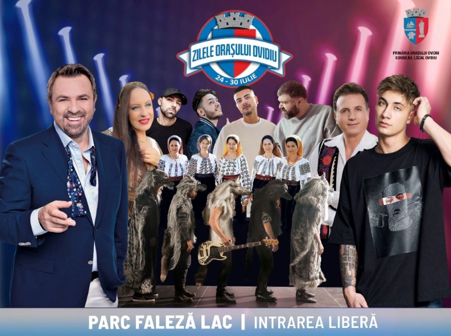 Zilele Orașului Ovidiu 2023- concerte, evenimente sportive, culturale și gastronomice