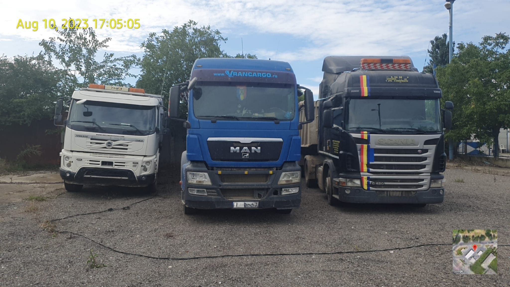 Trei camioane confiscate și sesizare penală pentru o firmă constănțeană care a aruncat și îngropat deșeuri