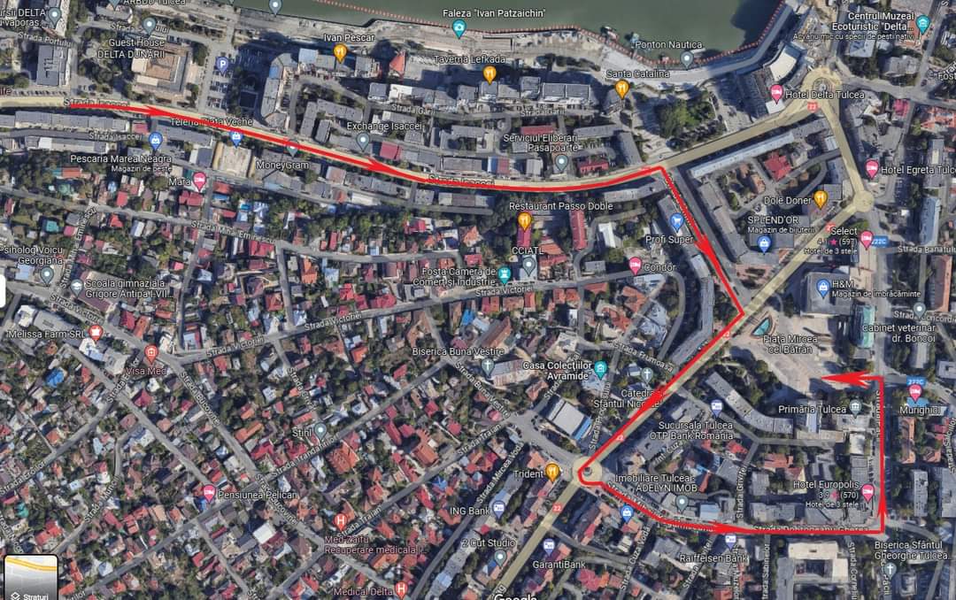 TULCEA: Trafic restricţionat într-o anumită zonă din oraş. Începe Festivalul Internațional Peștișorul de Aur