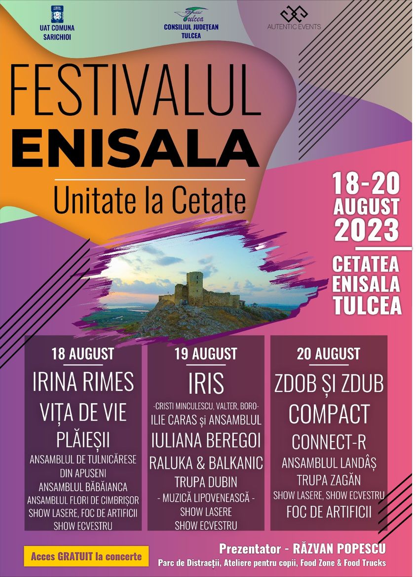 TULCEA: Variante de transport pentru Festivalul Enisala – Unitate la Cetate 2323