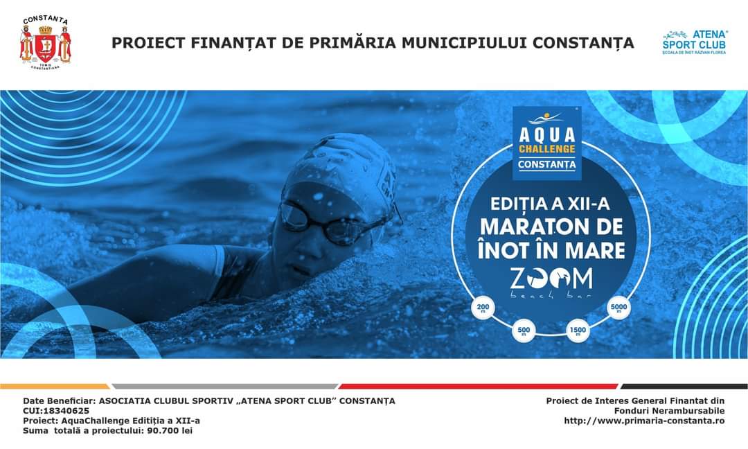 Maratonul de înot în Marea Neagră, AquaChallenge, a ajuns la cea de-a XII-a ediţie