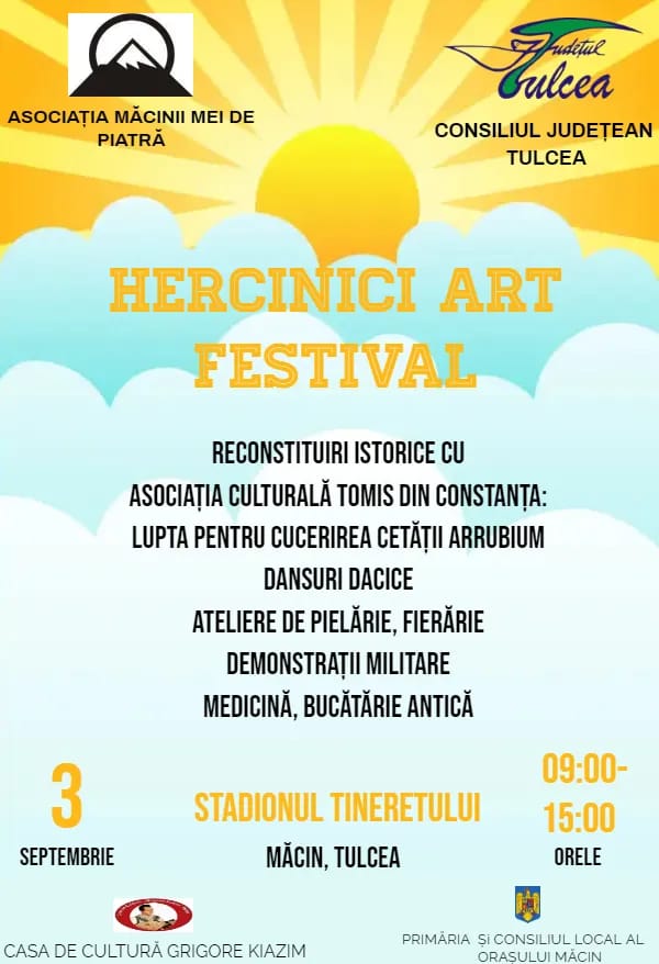 HERCINICI ART FESTIVAL – reconstituiri istorice, muzică și dans în orașul Măcin