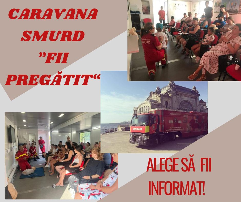 Caravana SMURD “FII PREGĂTIT“ este la Constanţa