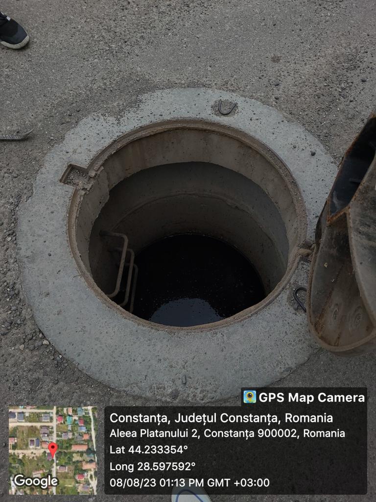 Amendă de 50.000 de lei pentru firma care construiește rețeaua de canalizare în Palazu Mare