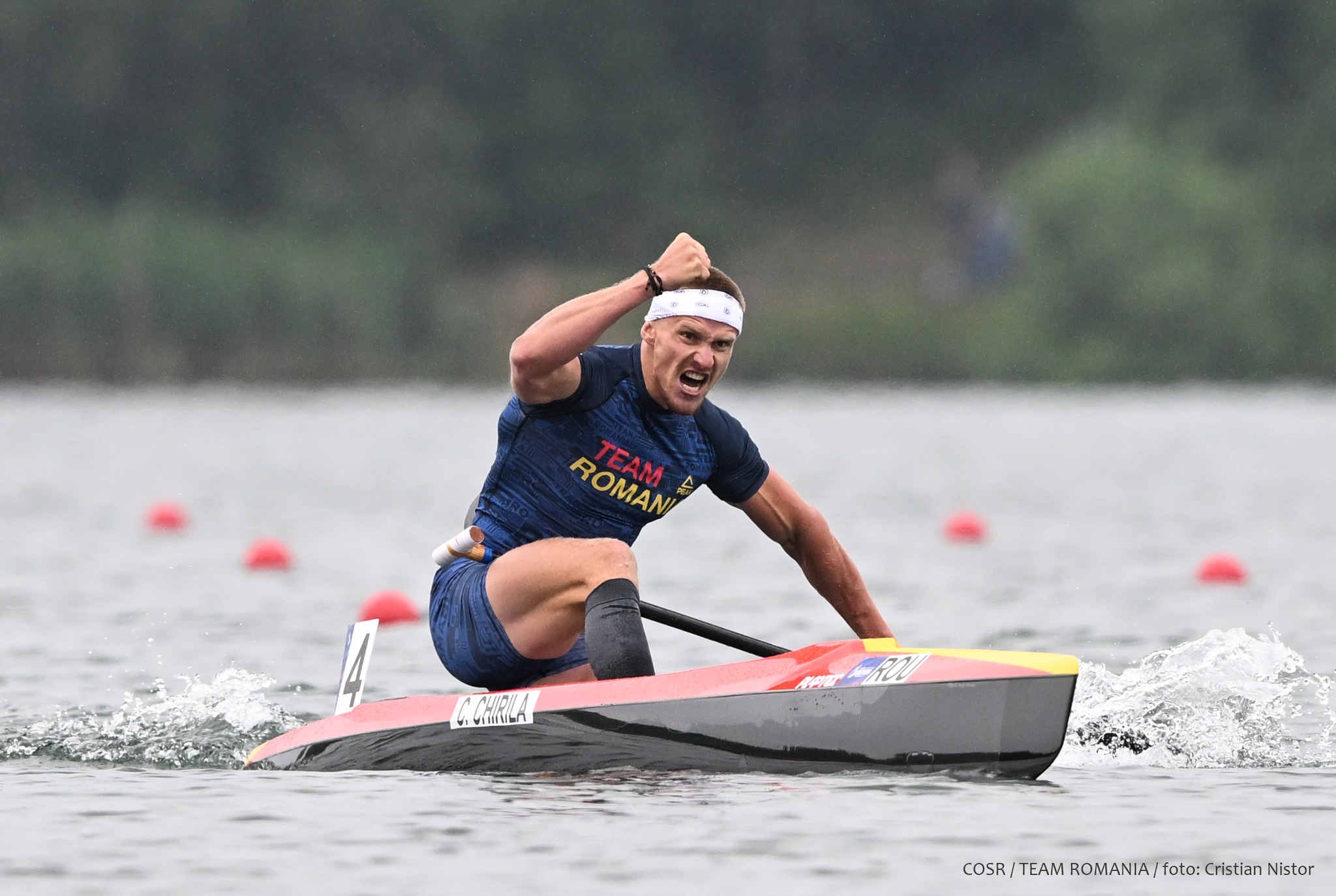 Cătălin Chirilă a câştigat medalia de aur la canoe simplu 500 m la Mondiale