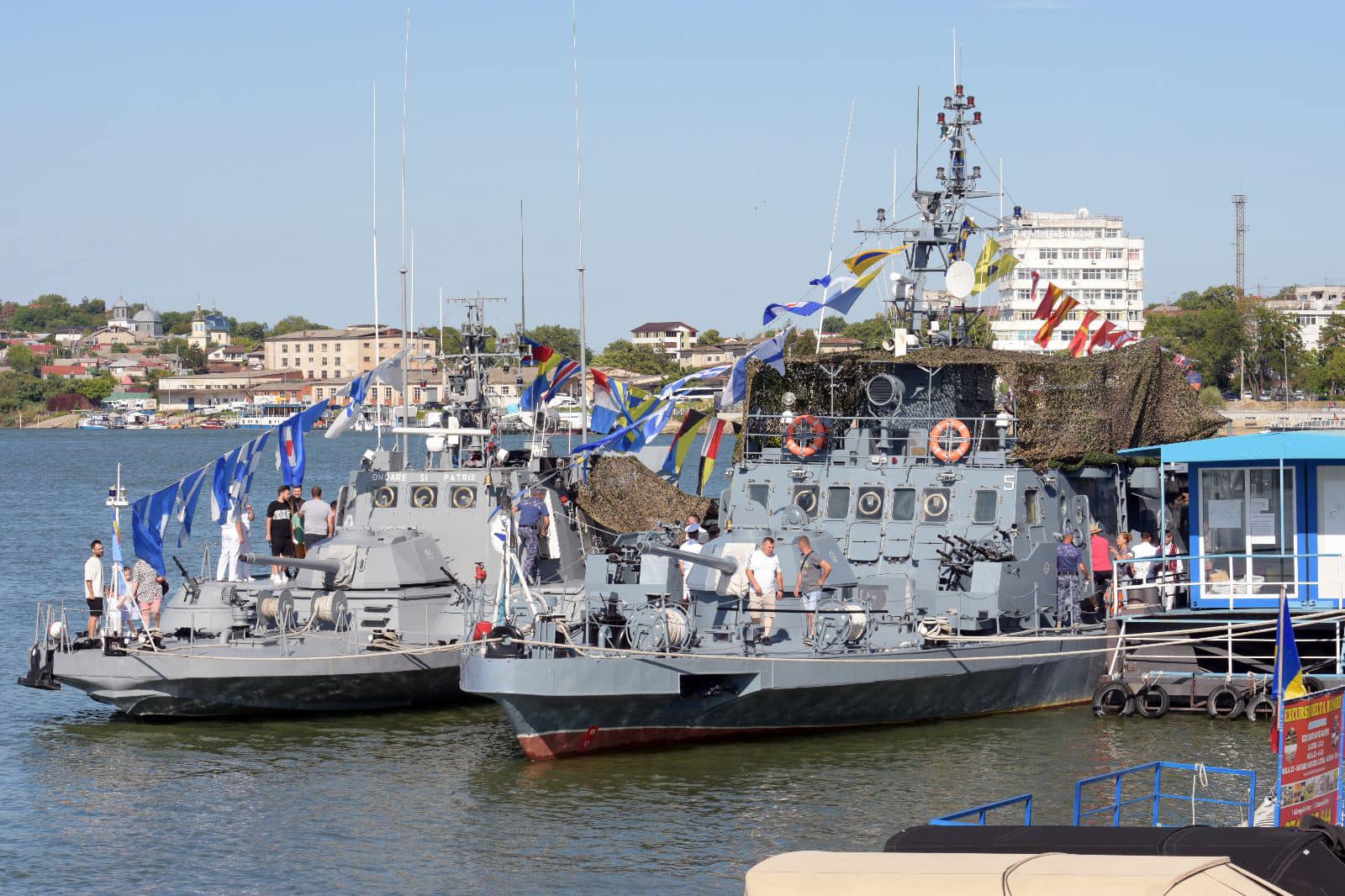 CONSTANȚA, MANGALIA, TULCEA: Ziua Porților Deschise – navele militare maritime și fluviale pot fi vizitate