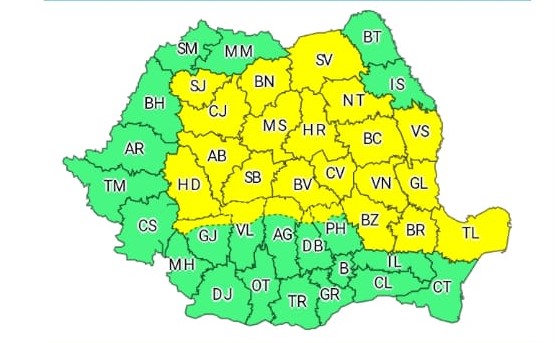 Nordul Dobrogei, sub amenințarea ploilor