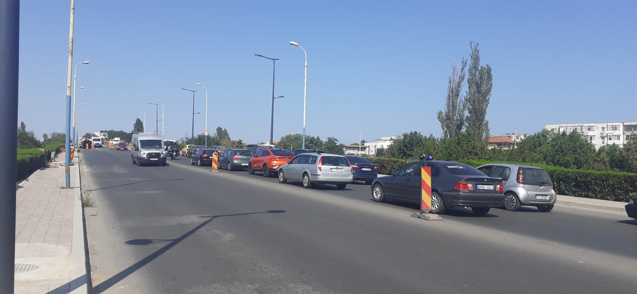 CONSTANȚA: Trafic infernal pe Șoseaua Mangaliei
