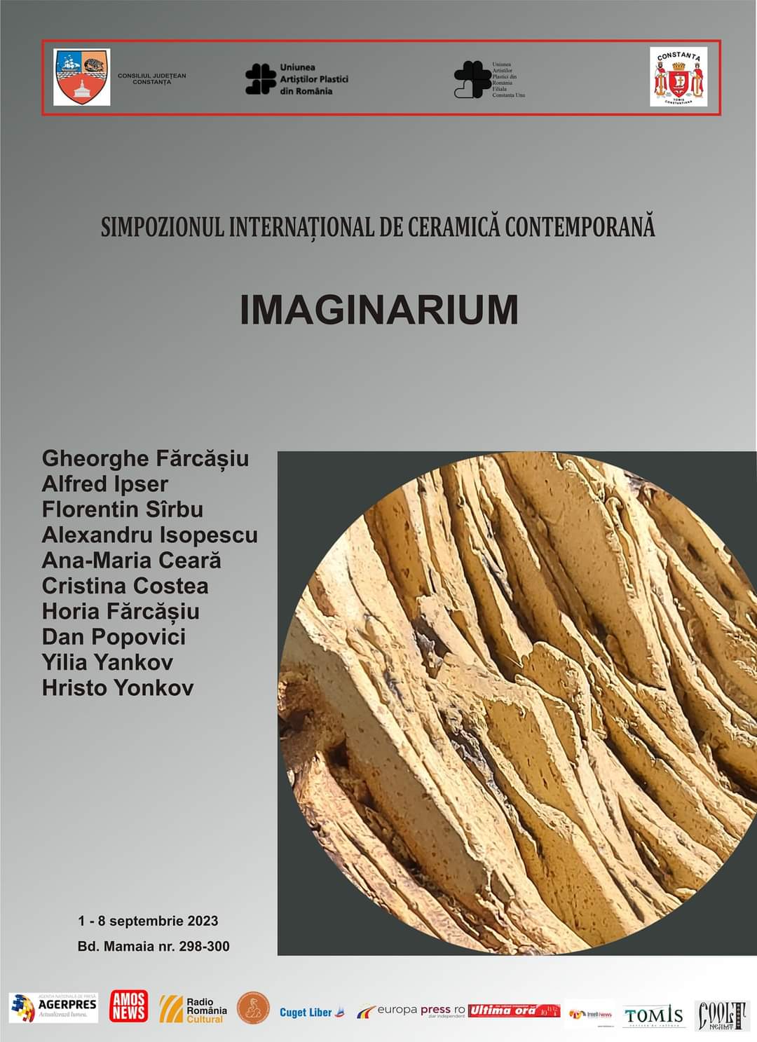 La Constanţa începe prima ediție a Simpozionului Internațional de Ceramică Contemporană IMAGINARIUM