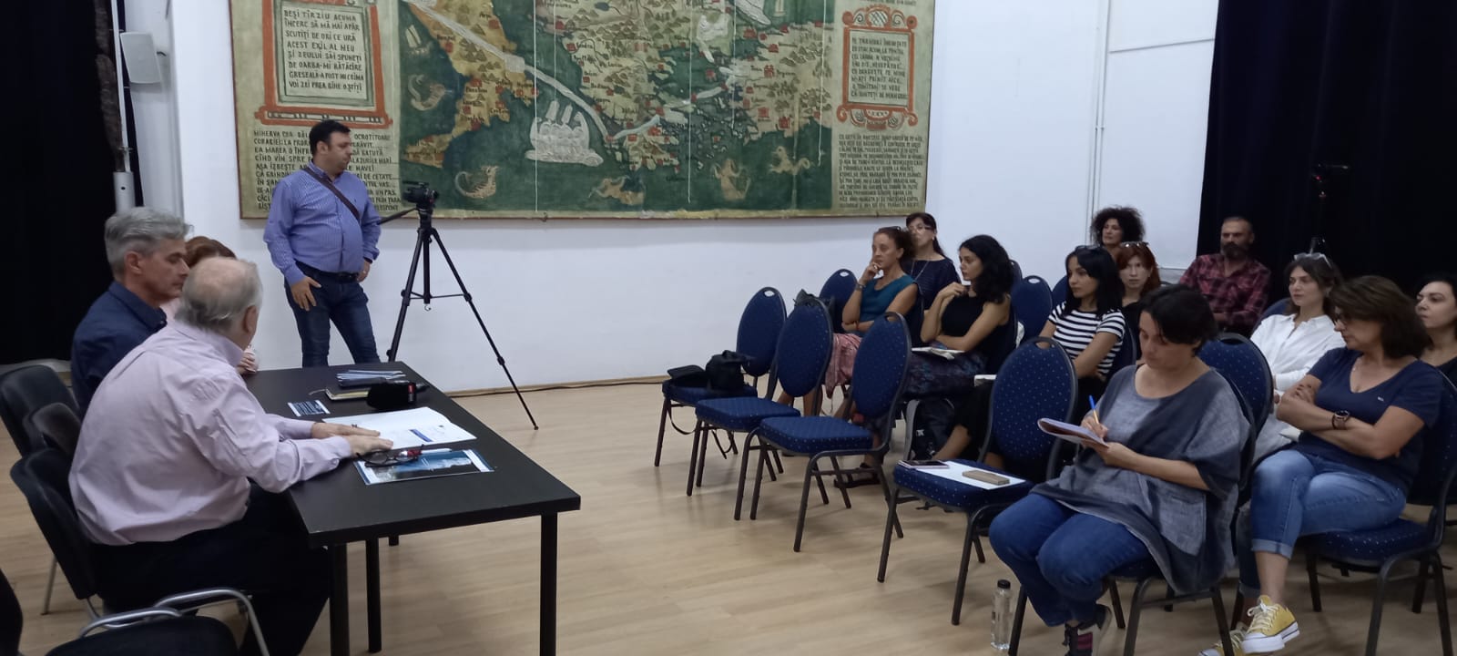 Spectacol de teatru cu inspirație istorică, la Termele Romane din Constanţa. Totul face parte din proiectul cultural european  E.T.E.R.I.A