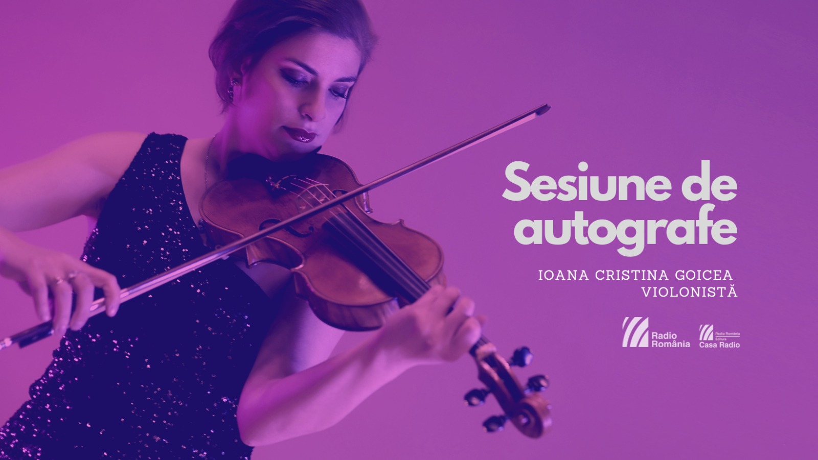Festivalul „George Enescu” – 2023, Sala Radio. Sesiune autografe – Ioana Cristina Goicea