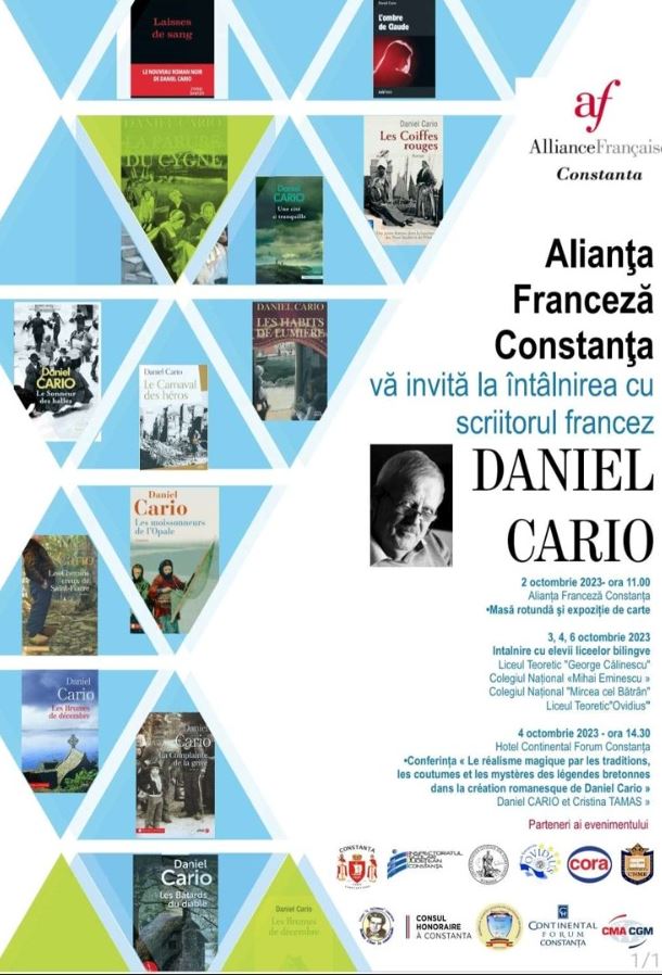 CONSTANȚA: Întâlnire la Alianța Franceză cu scriitorul Daniel CARIO