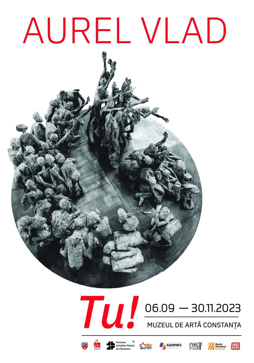 CONSTANȚA: Expoziția ”TU” a sculptorului Aurel Vlad se deschide, astăzi, la Muzeul de Artă
