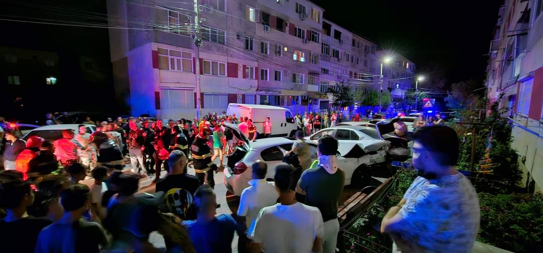 CERNAVODĂ: Șoferul care a provocat accidentul din cartierul Columbia era beat