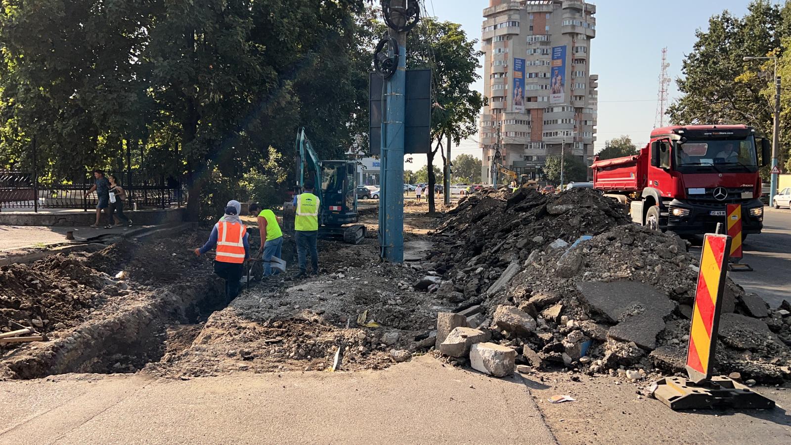 CONSTANȚA: Asfaltarea carosabilului pe Bulevardul Alexandru Lăpușneanu continuă cu un nou sector de drum