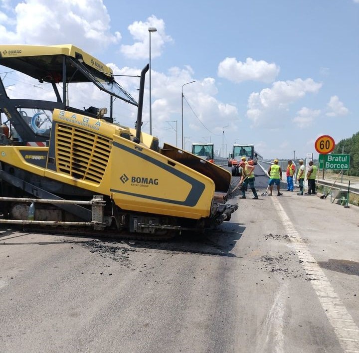 Se reiau lucrările la Podul de la Fetești, de pe Autostrada Soarelui