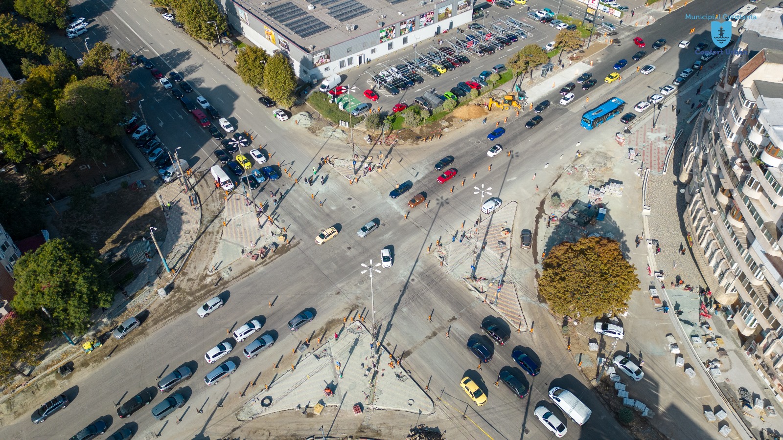CONSTANȚA: Semaforizarea va fi întreruptă în intersecția de la I.C.I.L. pentru câteva zile