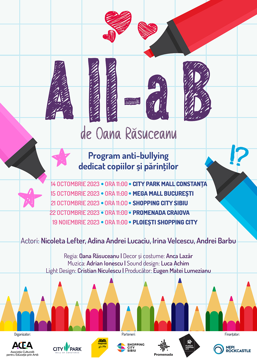 TURNEUL „A II-a B”, programul național anti-bullying, ajunge la Constanţa