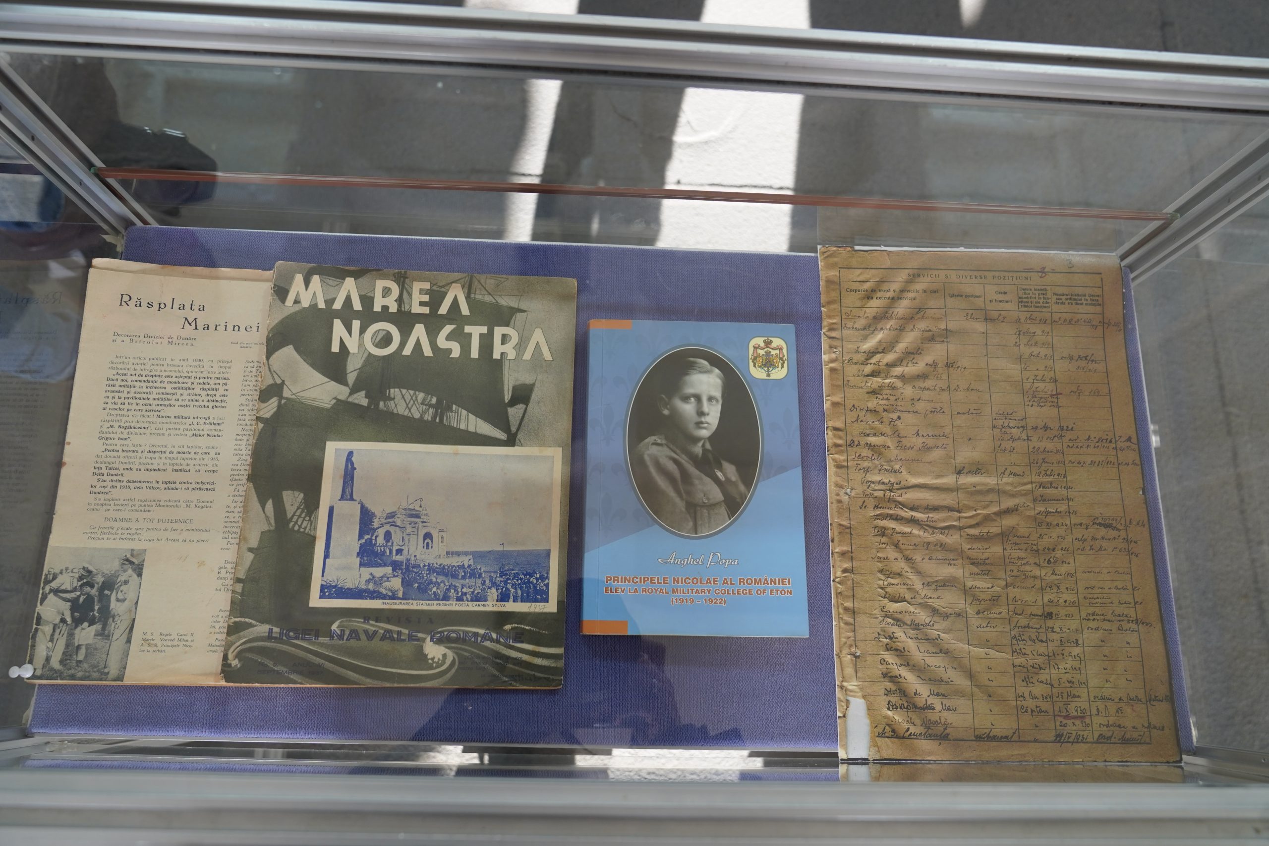 FOTO | Expoziția omagială „120 de ani de la nașterea Principelui Nicolae”, vernisată la bordul Fregatei „Mărășești”