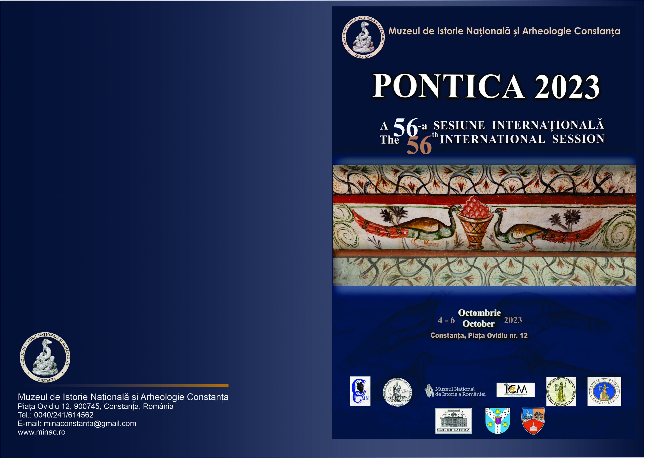Începe Sesiunea Științifică Internațională Pontica – Istorie și Arheologie în spațiul vest-pontic, la Muzeul de Istorie Națională și Arheologie din Constanţa