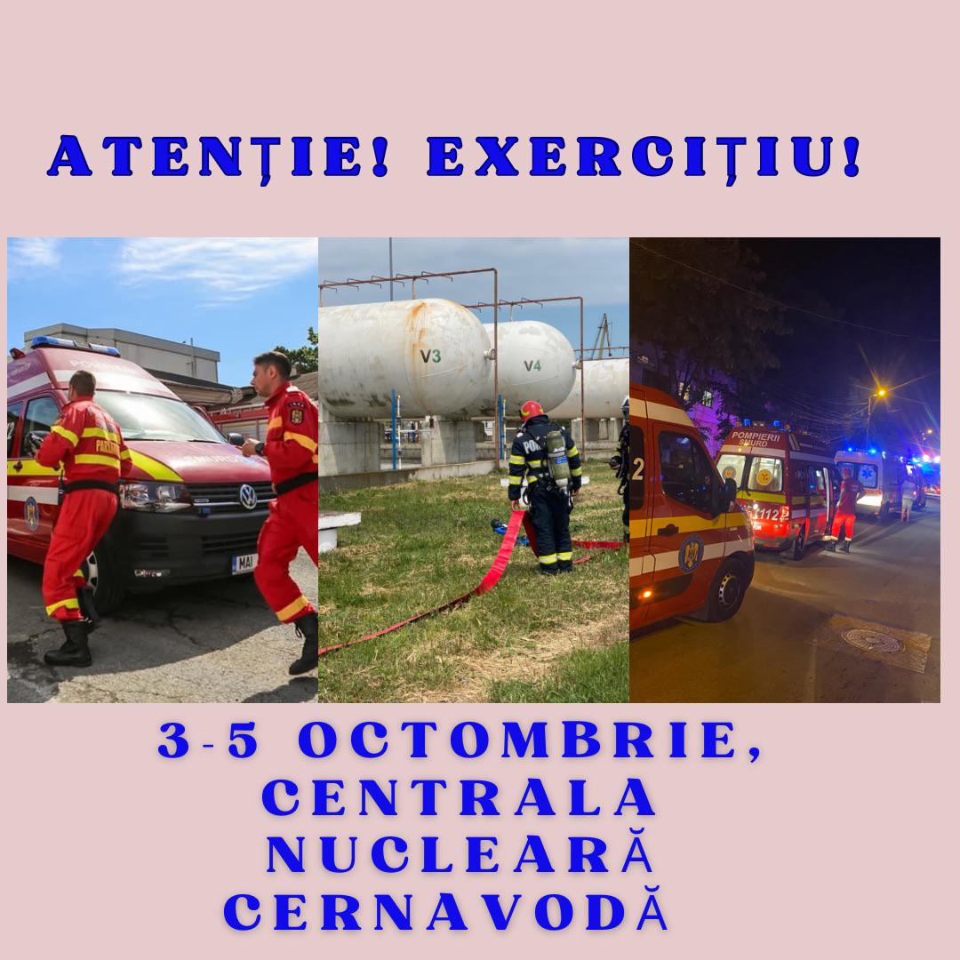 „Valahia 2023” – scenariu de accident sever la Centrala Nuclearoelectrica Cernavodă