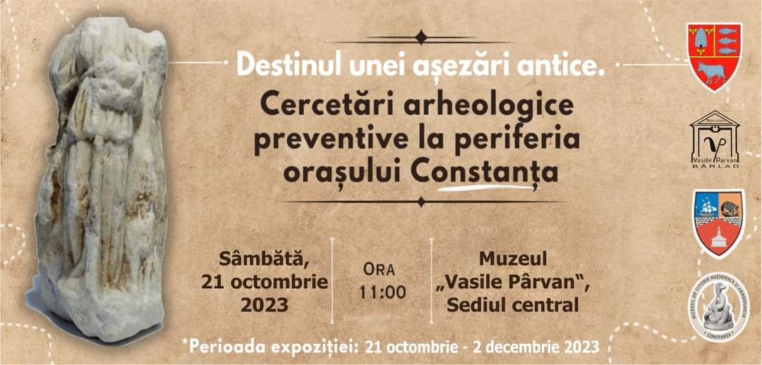 MINAC: Expoziție de artefacte arheologice din vecinătatea anticului Tomis, vernisată la Bârlad