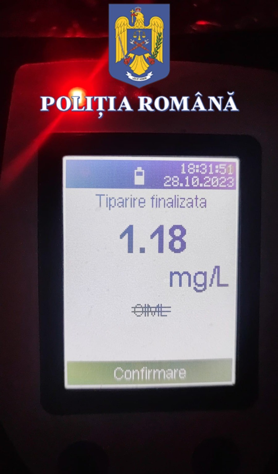 NĂVODARI: Șoferiță băută, depistată în trafic la volanul unei autoutilitare