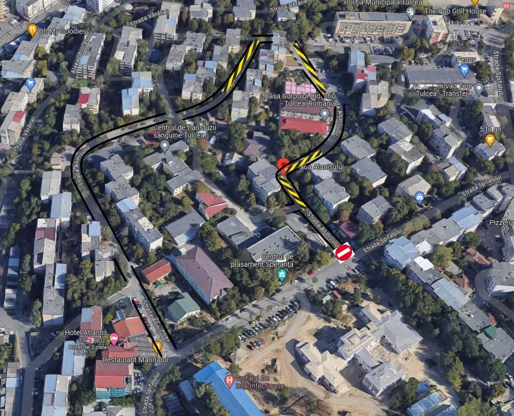 TULCEA: Încep lucrările de reabilitare pe strada Alunișului din municipiu