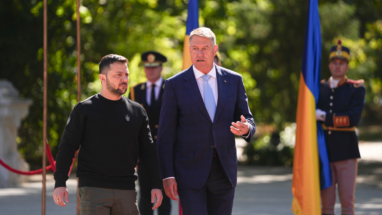 Preşedintele Ucrainei, Volodimir Zelenski, primit la Palatul Cotroceni