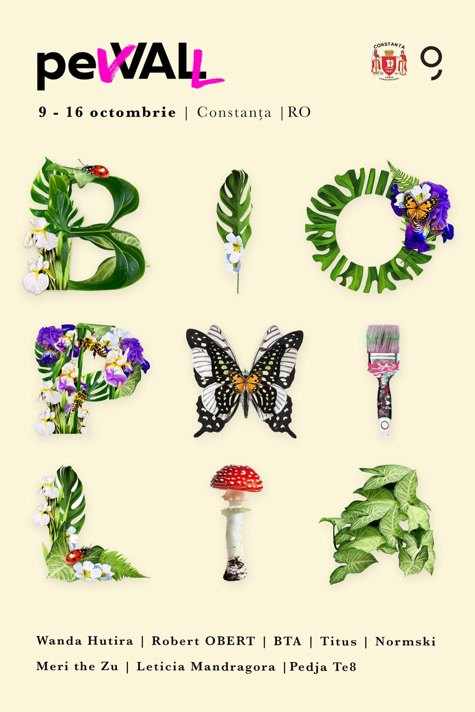 CONSTANȚA: Festivalul de artă stradală ”PeWall 2.0” are ca temă BIOPHILIA