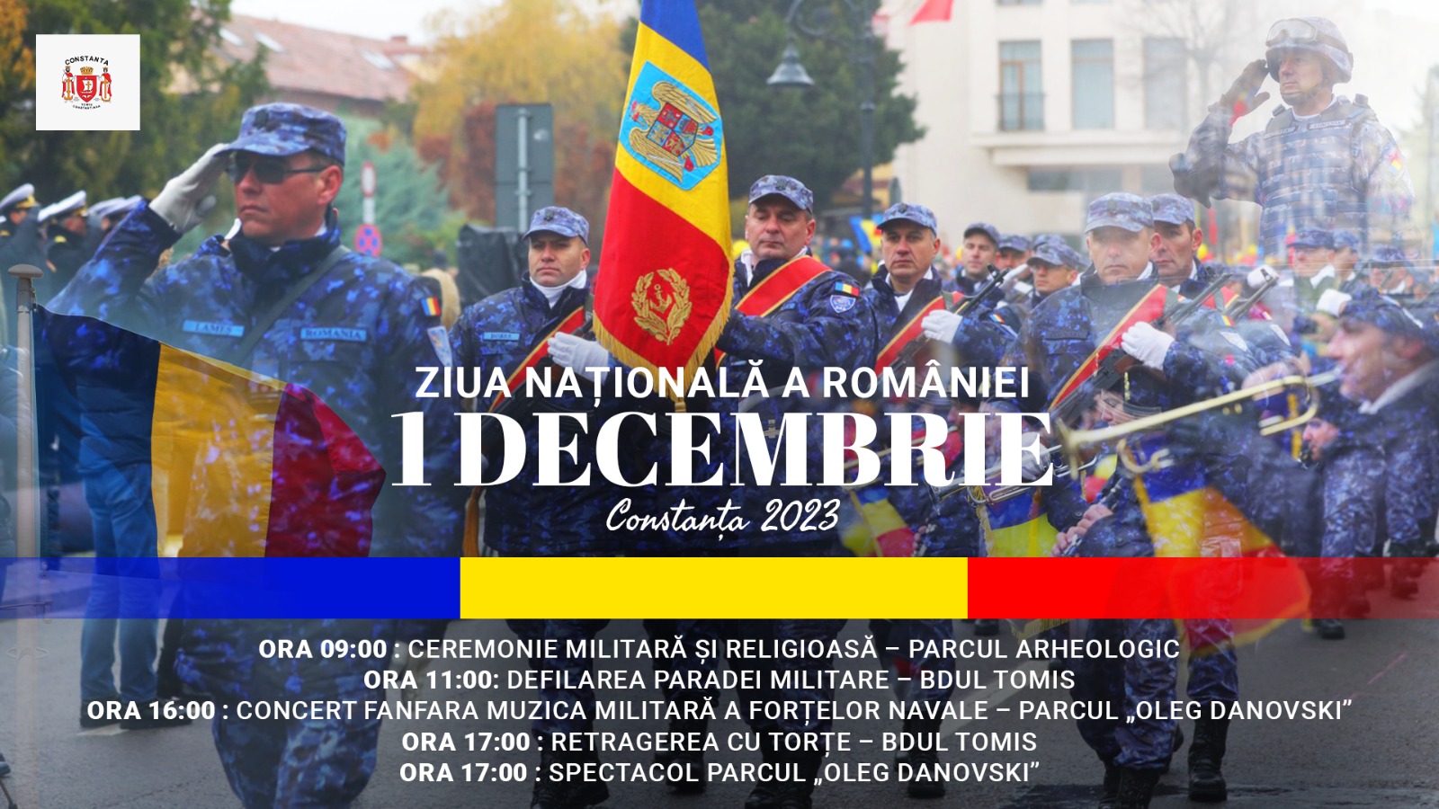 1 Decembrie: Restricţii de circulaţie în Constanţa