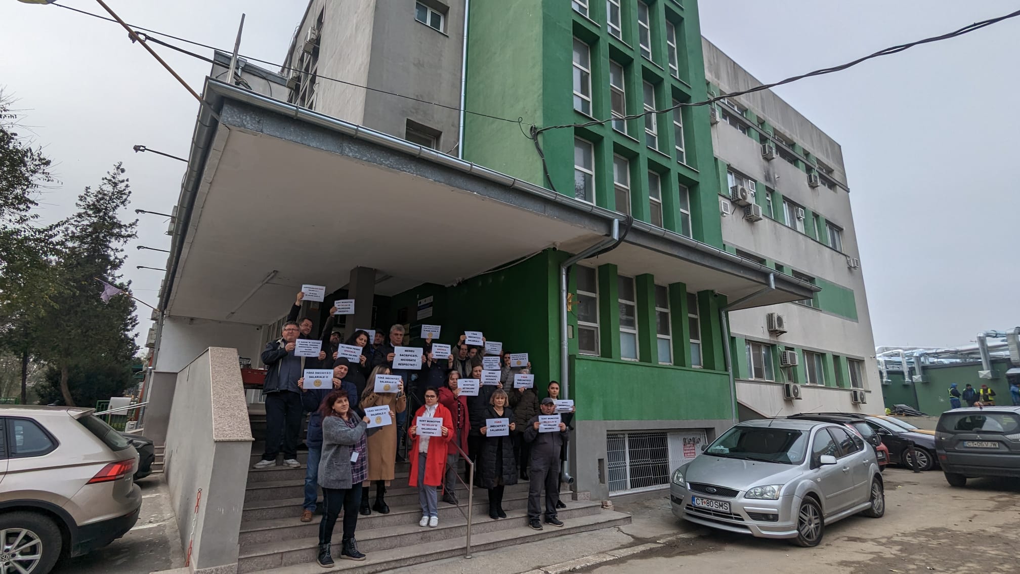Protest la Spitalul de Boli Infecțioase din Constanța