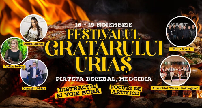 MEDGIDIA: Festivalul Grătarului Uriaș