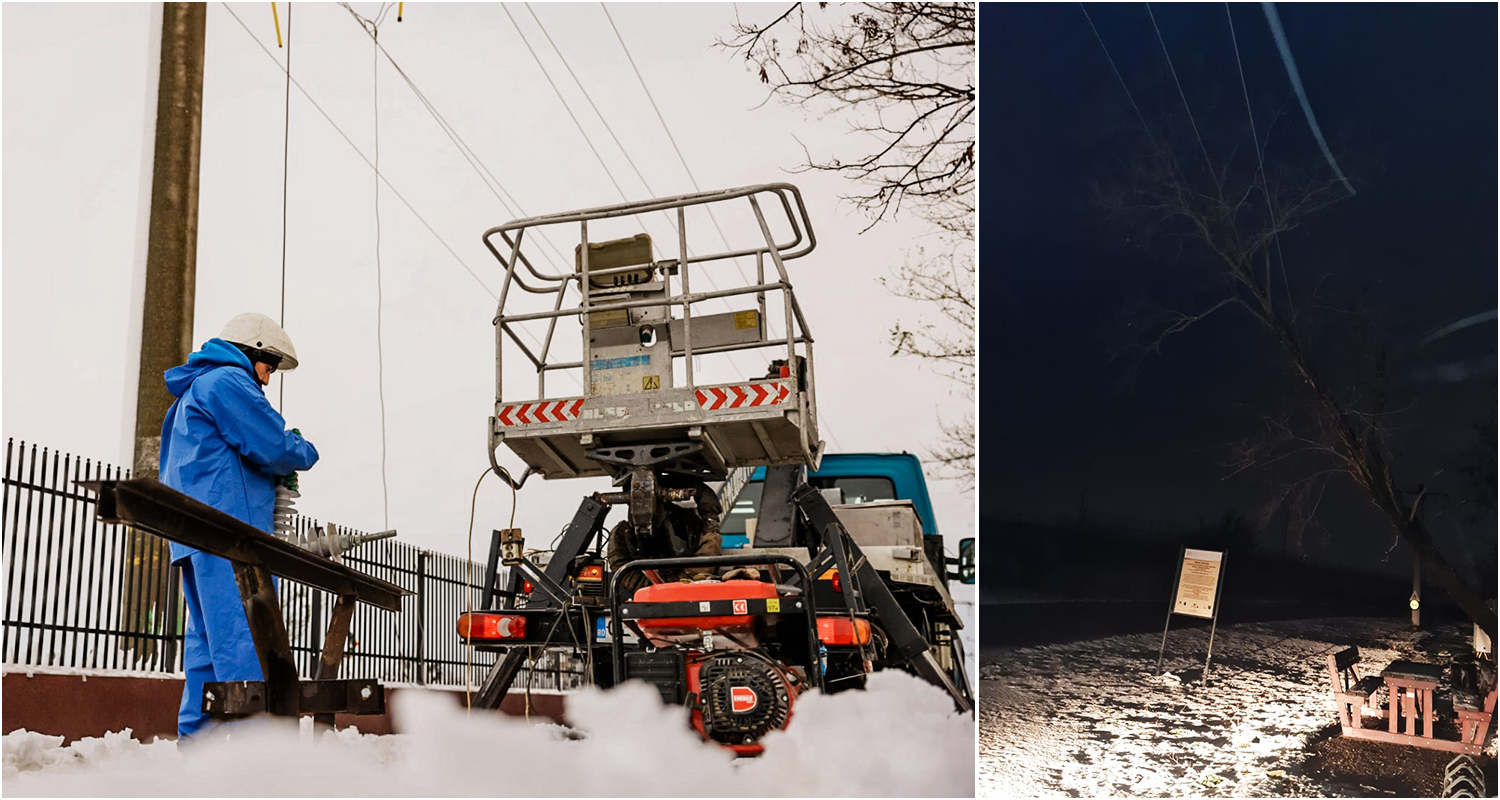 142 de localităţi au fost reconectate la reţeaua de energie electrică