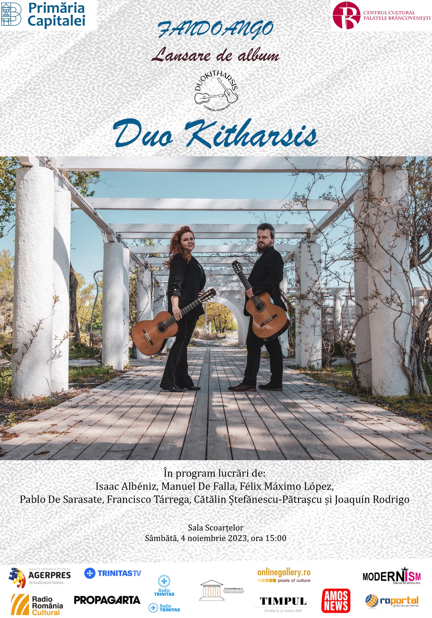 Doi muzicieni din Constanța, Alexandra Petrișor și Dragoș Horghidan, adică Duo Kitharsis, adună în CV ul lor, participări în evenimente naționale și internaționale