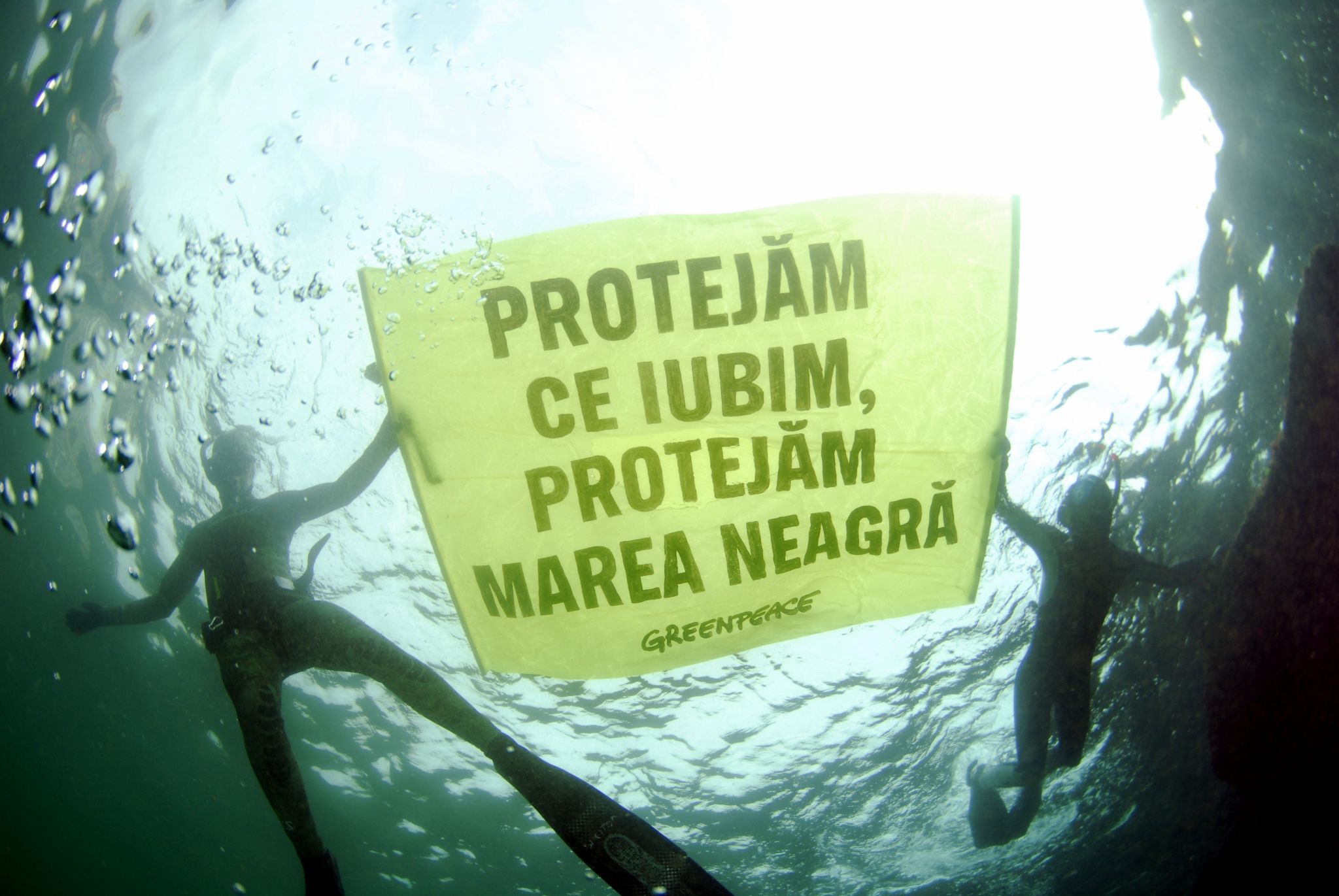 Protest Greenpeace de Ziua Internațională a Mării Negre