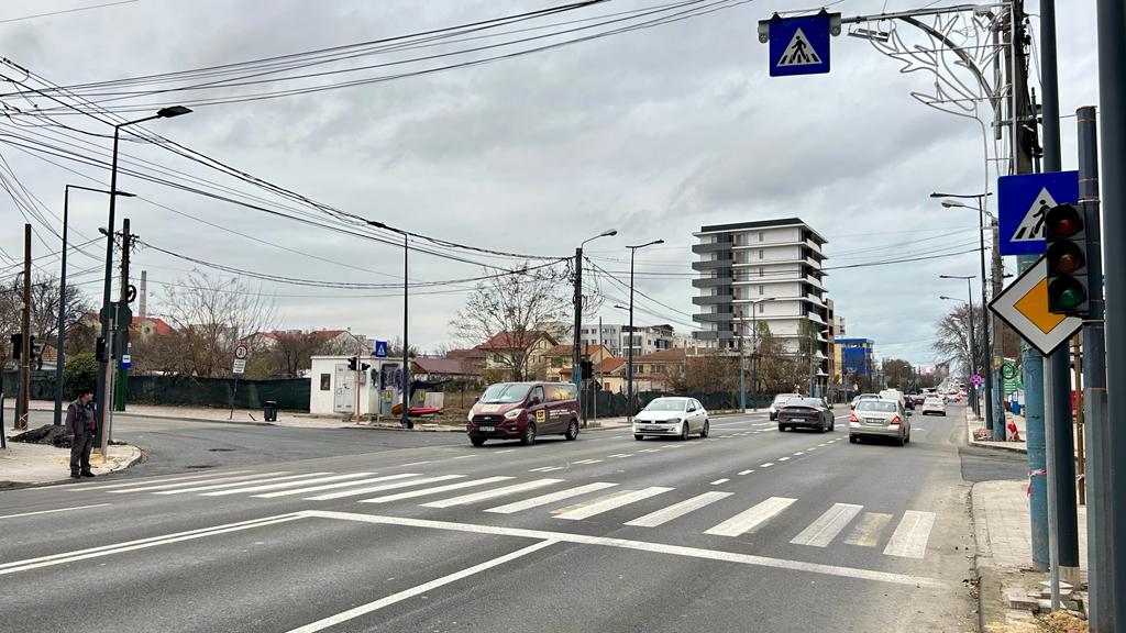 CONSTANŢA: Lucrări de modernizare la intersecţia străzii Pandurului cu Șoseaua Mangaliei. Semaforizarea este întreruptă