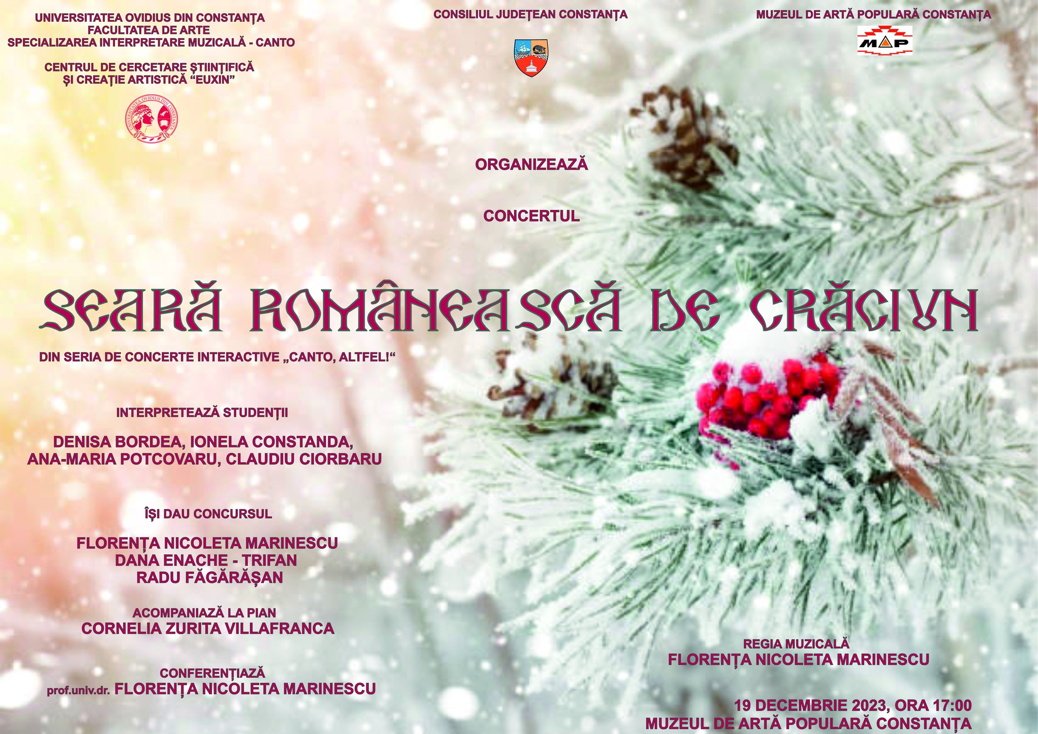 ”O seară românească de Crăciun”, la Muzeul de Artă Populară din Constanţa