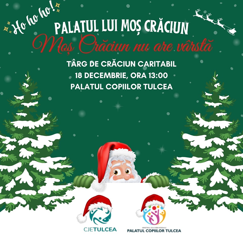 Palatul Copiilor Tulcea a devenit „Palatul lui Moș Crăciun”