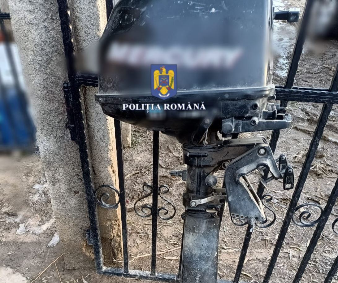 TULCEA/HÂRȘOVA: Motoare de barcă furate. Zeci de percheziții ale Poliției Transporturi